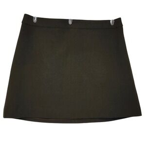 J Jill Pull On Knit Skirt Petite XS Black Stretch Elastic Waist Mini EUC